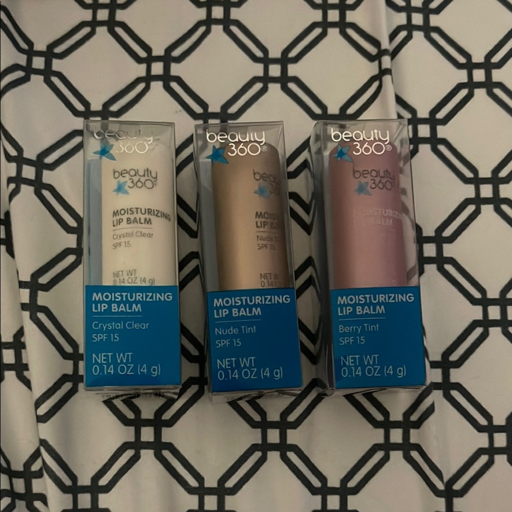 Moisturizing Lip Balm (choose 1) Crystal Clear, Nude Tint, Berry Tint